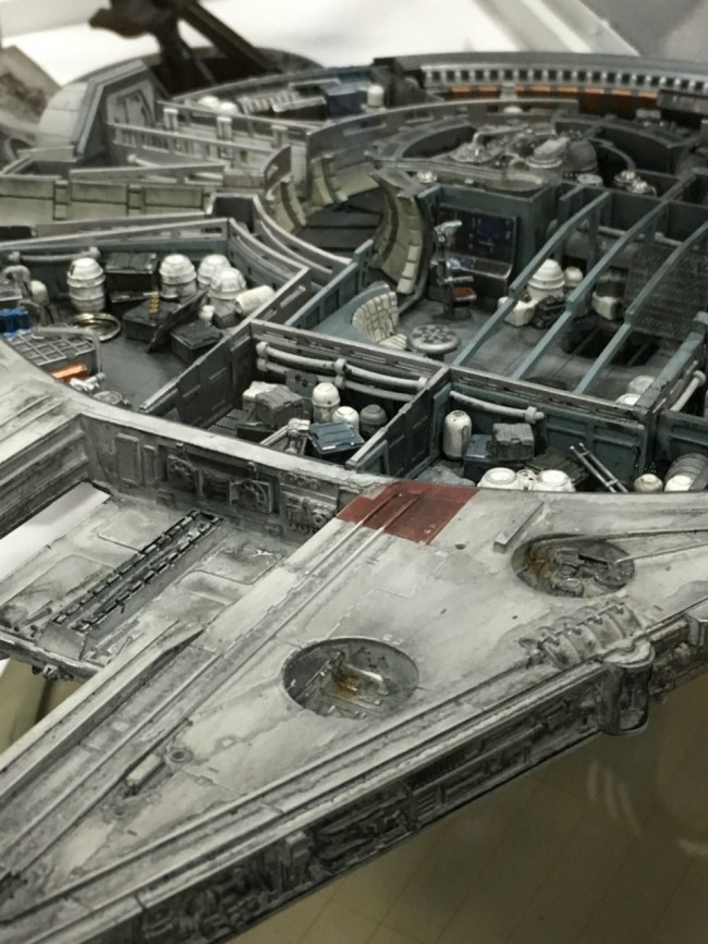 QMx Millennium Falcon Cutaway Replica