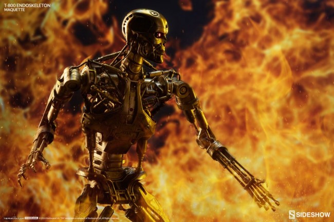 Terminator T-800 Endoskeleton Maquette by Sideshow Collectibles
