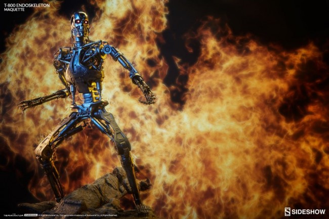 Terminator T-800 Endoskeleton Maquette by Sideshow Collectibles