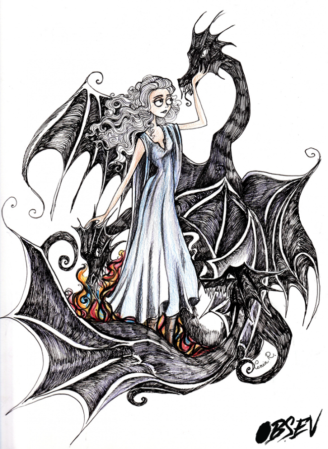 Tim Burton Style Game of Thrones Characters