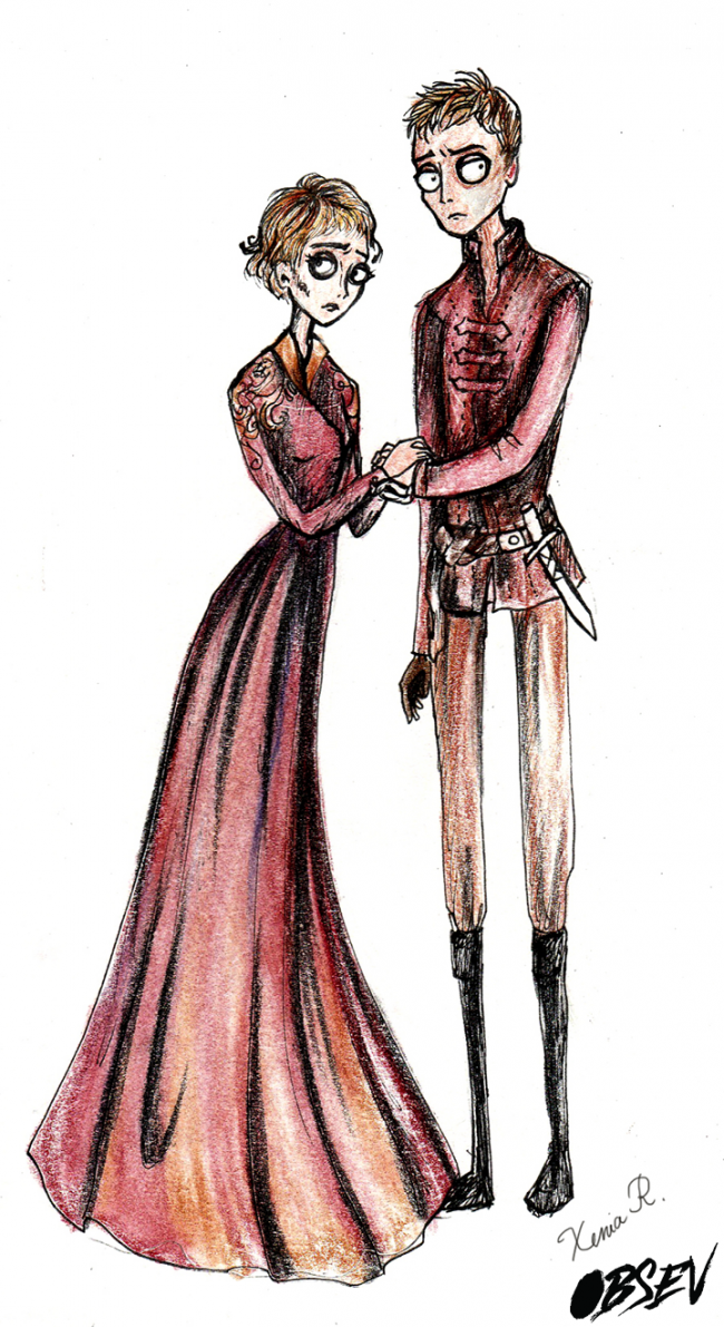 Tim Burton Style Game of Thrones Characters