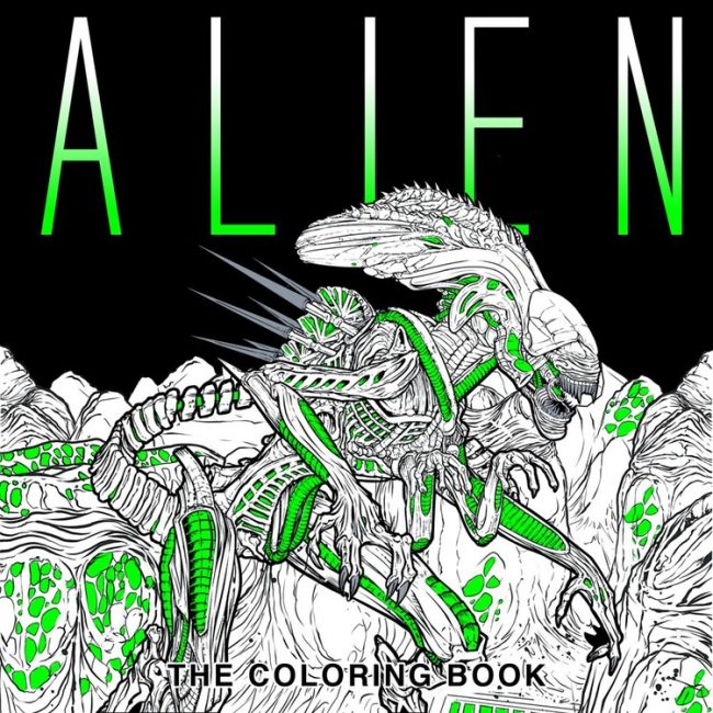 Alien Coloring Book For Adults