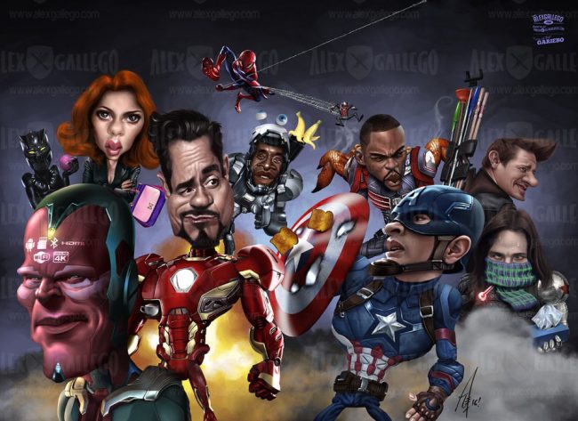 Amazing Geek Caricatures From Alex Gallego