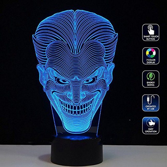 Batman And Joker 3D Lamps