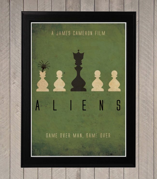 Cool Minimalist Sci-Fi Poster Art Prints