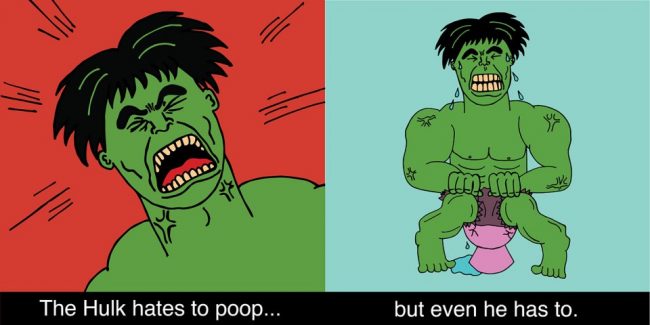 Everyone Poops - Even Superheroes