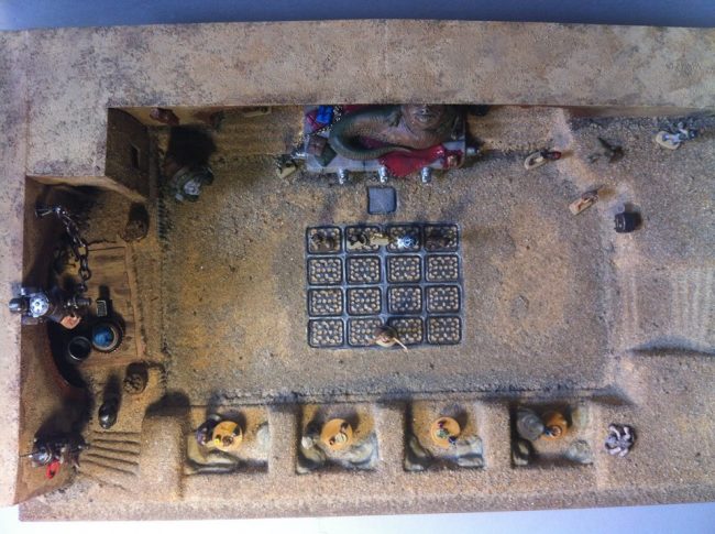 Incredible Jabba The Hutt Throne Room Diorama