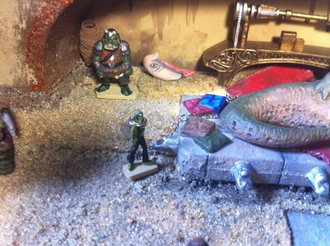 Incredible Jabba The Hutt Throne Room Diorama