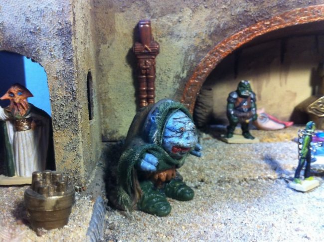 Incredible Jabba The Hutt Throne Room Diorama