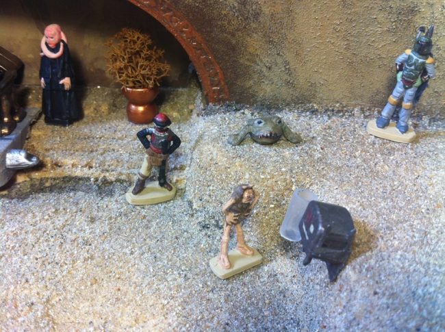 Incredible Jabba The Hutt Throne Room Diorama