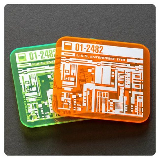 Star Trek Isolinear Chip Coaster 2-Pack
