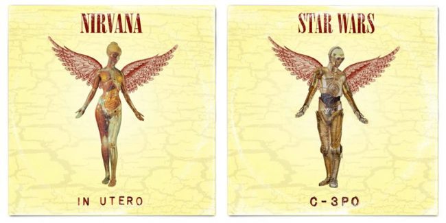 Star Wars Characters On Classic Album Covers