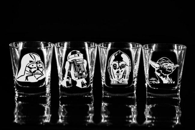 Star Wars Glass Whiskey Decanter Set