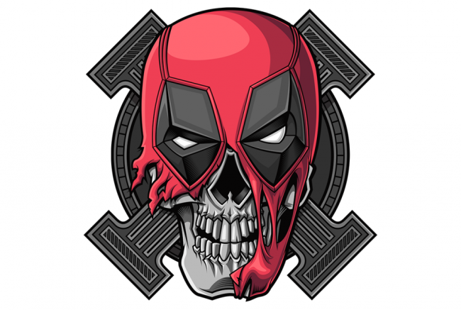The Skull Of A Hero - Badass Tattoo Style Superhero Skulls