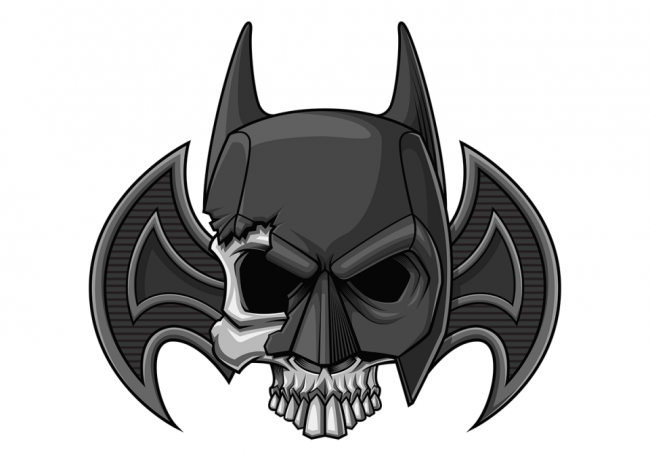 The Skull Of A Hero - Badass Tattoo Style Superhero Skulls