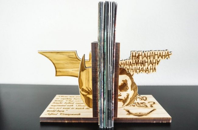 Awesome Batman vs Joker Bookends