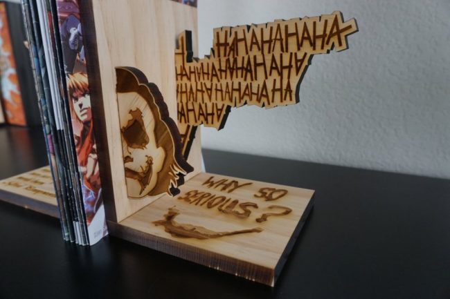 Awesome Batman vs Joker Bookends