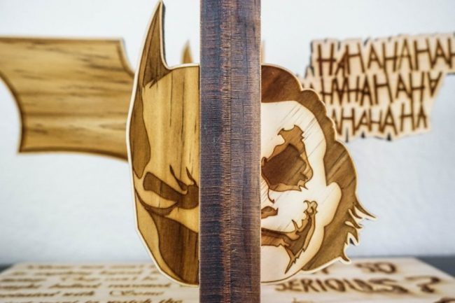 Awesome Batman vs Joker Bookends