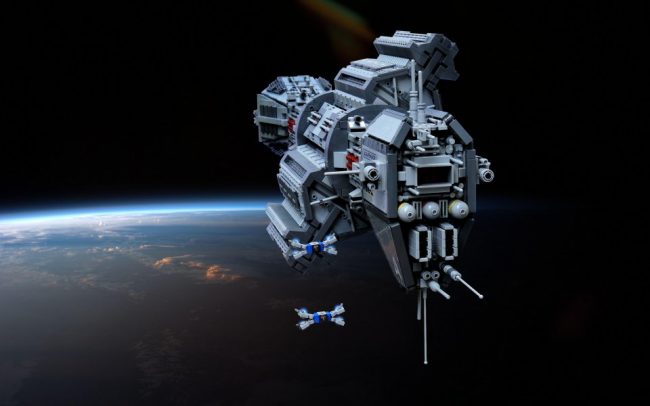 Babylon 5 EAS Agamemnon Recreated In LEGO