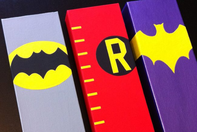 Batman 60's Canvas Triptych - Batman, Robin and Batgirl