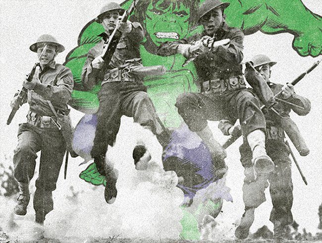 War Photography Mashed Up With Vintage Comics