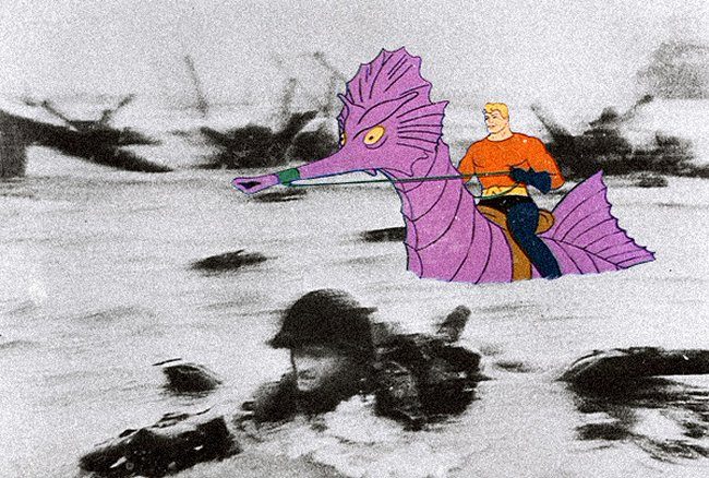 War Photography Mashed Up With Vintage Comics