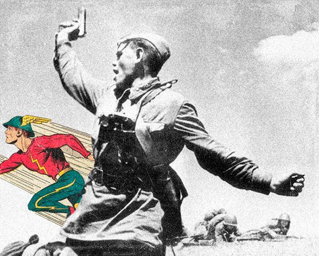 War Photography Mashed Up With Vintage Comics