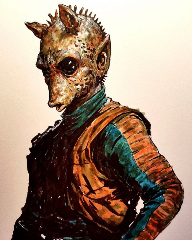 Cool Star Wars Bounty Hunters Art