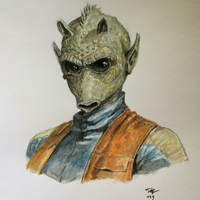 Cool Star Wars Bounty Hunters Art