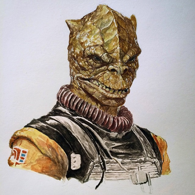 Cool Star Wars Bounty Hunters Art