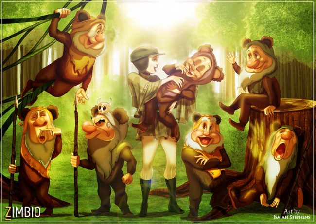Disney Characters in Star Wars