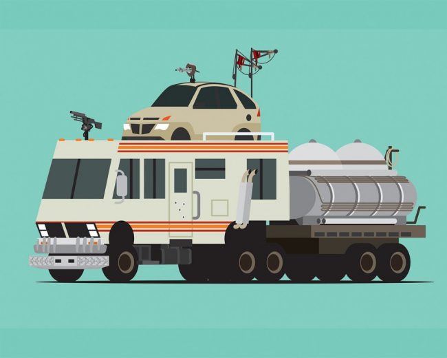 Pop Culture Vehicles Get The Mad Max Treatment