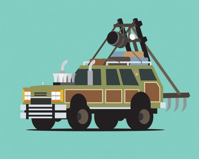 Pop Culture Vehicles Get The Mad Max Treatment