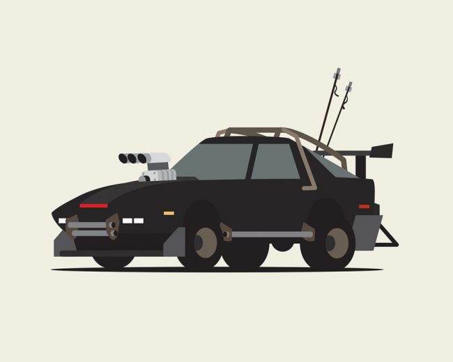 Pop Culture Vehicles Get The Mad Max Treatment