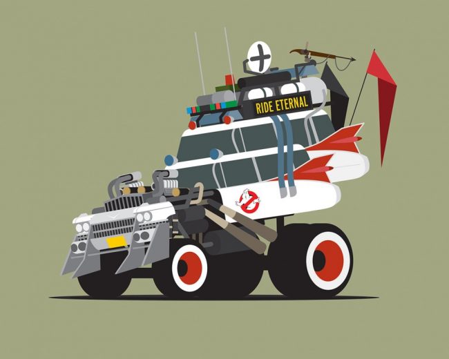 Pop Culture Vehicles Get The Mad Max Treatment