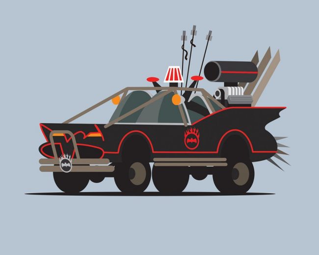 Pop Culture Vehicles Get The Mad Max Treatment