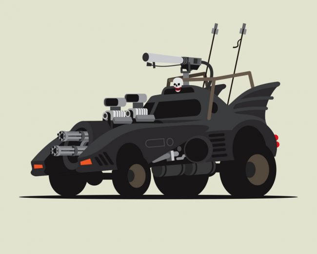 Pop Culture Vehicles Get The Mad Max Treatment