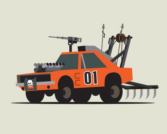 Pop Culture Vehicles Get The Mad Max Treatment