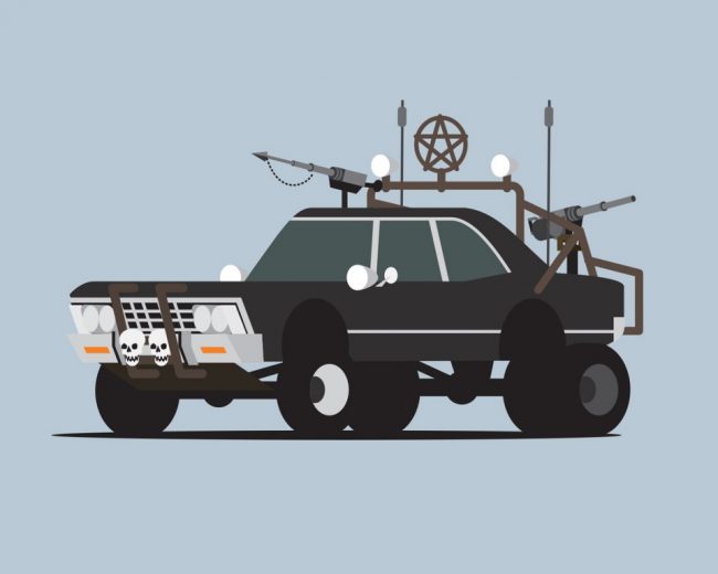 Pop Culture Vehicles Get The Mad Max Treatment