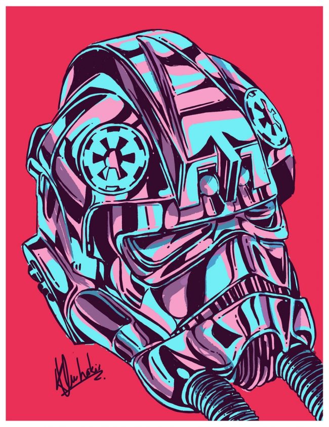 Retro Star Wars Pop Art