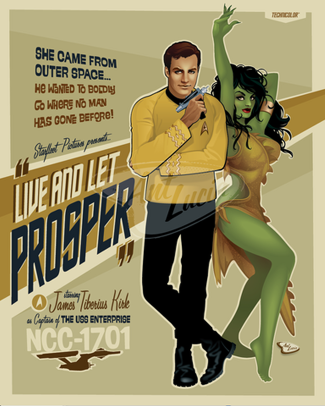 Star Trek Live and Let Prosper Art Print