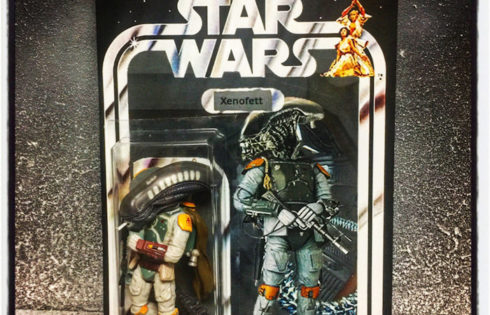 Custom Alien And Predator Boba Fett Star Wars Action Figures