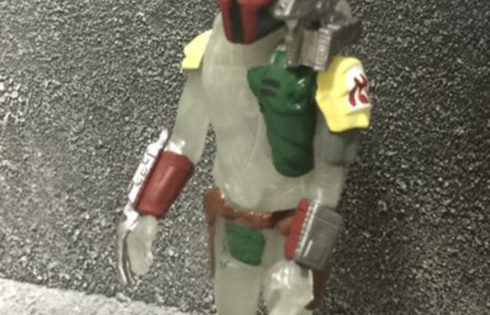 Custom Alien And Predator Boba Fett Star Wars Action Figures