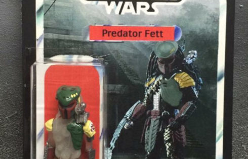 Custom Alien And Predator Boba Fett Star Wars Action Figures
